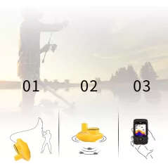 LUCKY Portable Fish Finder, le sonar de pêche portable